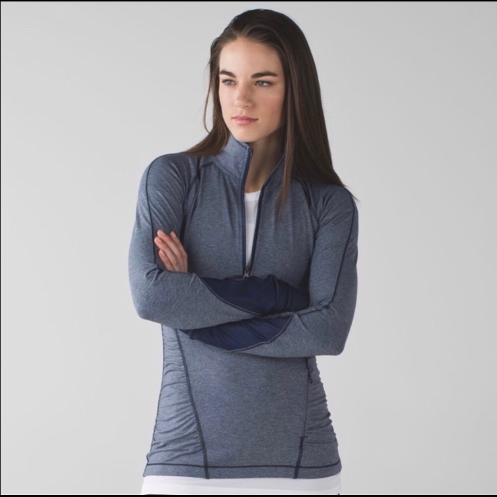 Lululemon Kriss Cross 1/2 Zip Inkwell